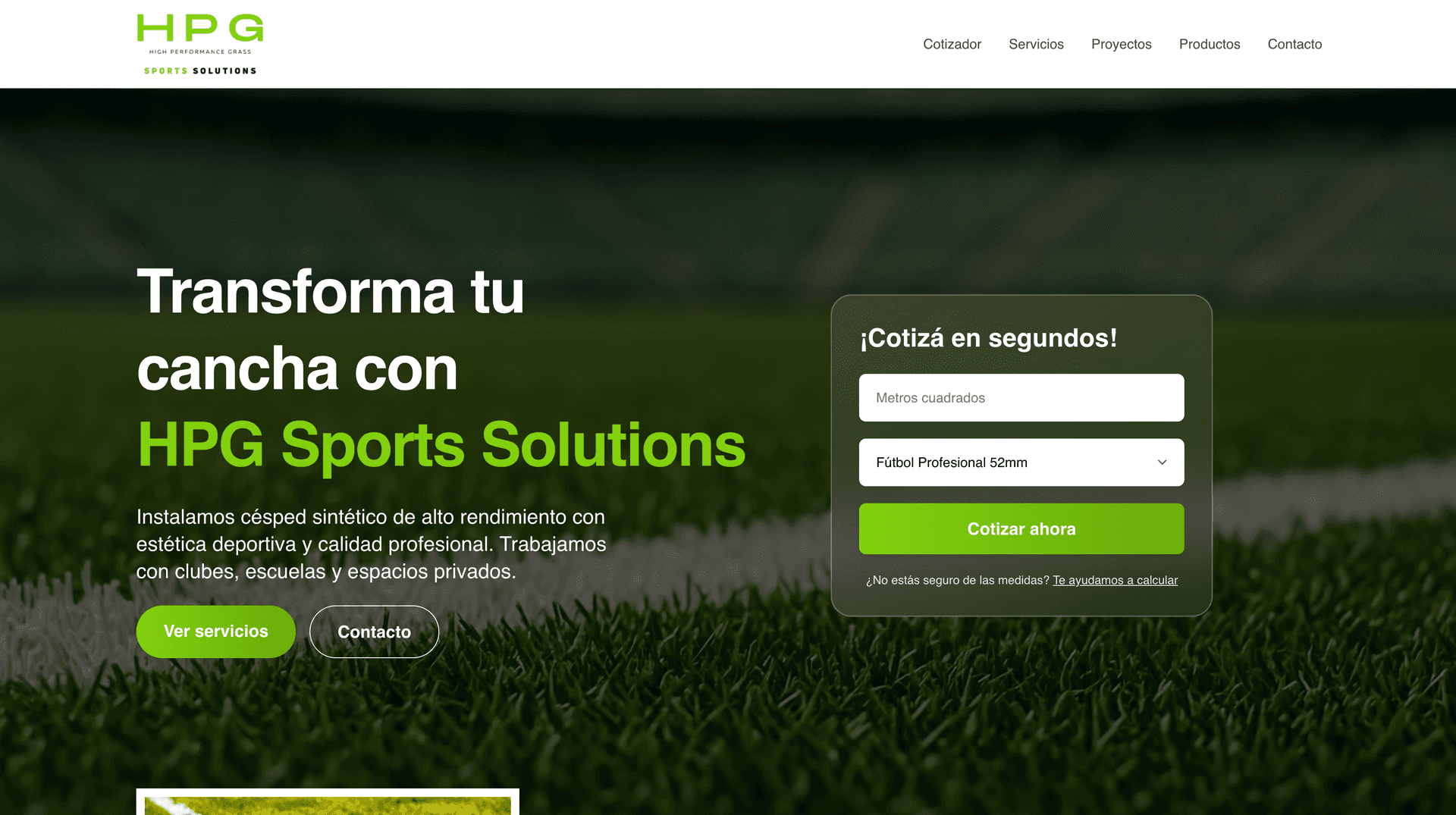 HPG Sports Solutions screenshot